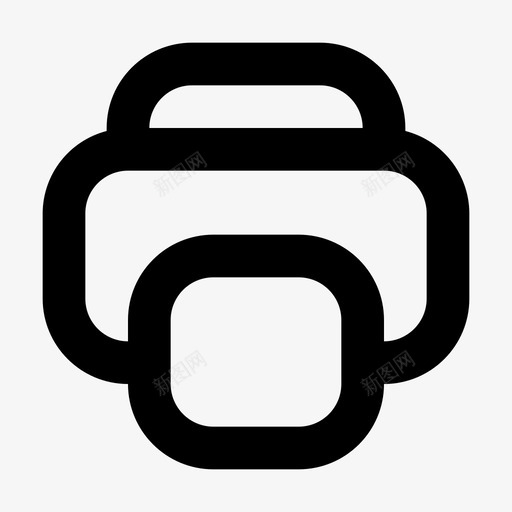打印纸张图标svg_新图网 https://ixintu.com 图案 打印 打印机 消息 纸张 设计