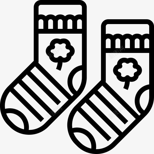 袜子三叶草装饰图标svg_新图网 https://ixintu.com 三叶 叶草 帕特 帕特里 时尚 袜子 装饰 里克