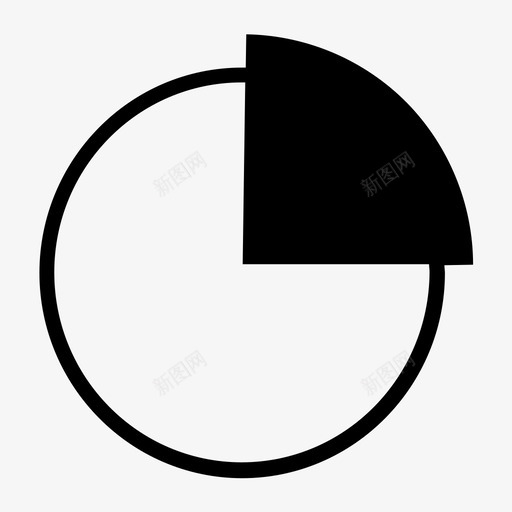 图表饼图股票图标svg_新图网 https://ixintu.com 图表 股票 股票交易所 饼图