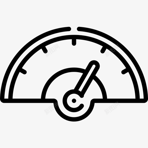 速度表速度表时间2线性图标svg_新图网 https://ixintu.com 度表 时间 线性 速度