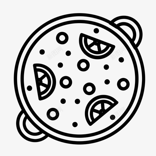 海鲜饭食物米饭图标svg_新图网 https://ixintu.com 海鲜 米饭 西班牙 食物