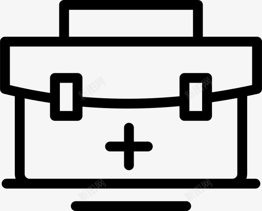 急救包急救箱医院图标svg_新图网 https://ixintu.com 加上 医疗 医院 急救包 急救箱