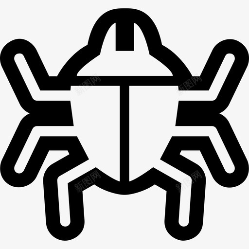 bug昆虫恶意软件图标svg_新图网 https://ixintu.com bug 基本 恶意 昆虫 特洛伊木马 病毒 设置 软件