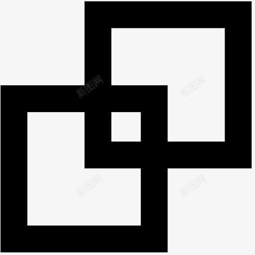 布尔差分分层图标svg_新图网 https://ixintu.com 分层 原型设计 合并 差分 布尔