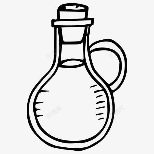 水壶饮料厨房图标svg_新图网 https://ixintu.com 厨房 橄榄油 水壶 饮料