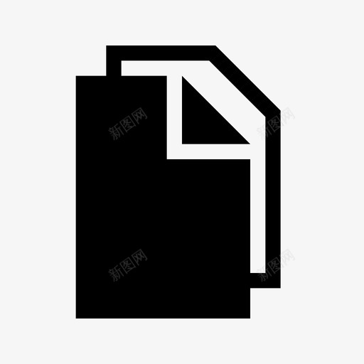 复制文件夹文档文件图标svg_新图网 https://ixintu.com 复制 文件 文件夹 文档 标志 标志符 符号