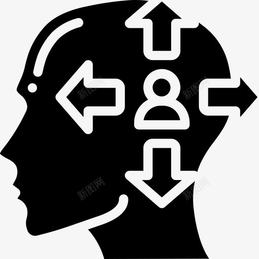 外向人类思维39填充图标svg_新图网 https://ixintu.com 人类 填充 外向 思维
