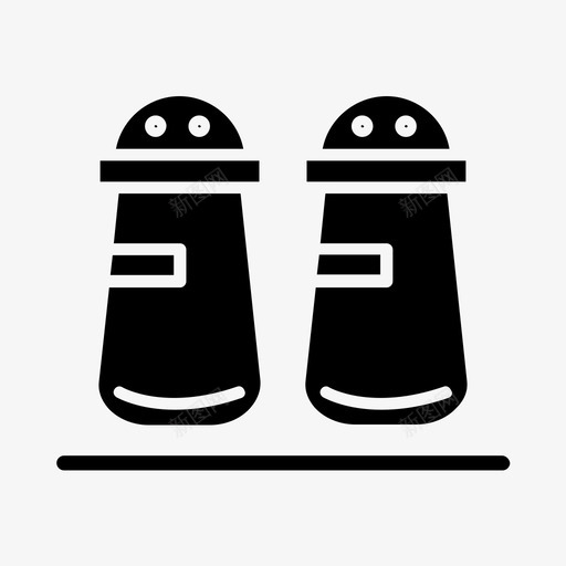 采购产品胡椒和盐胡椒和盐饮料图标svg_新图网 https://ixintu.com 盐磨 胡椒和盐 胡椒磨 调味料 采购产品胡椒和盐 食品 饮料 黑色食品和饮料
