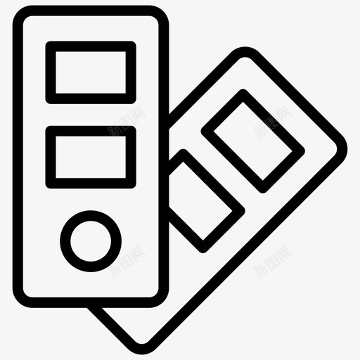 色样配色指南调色板图标svg_新图网 https://ixintu.com 图形 图标 指南 摄影 画样 线图 色样 调色板 配色 采样