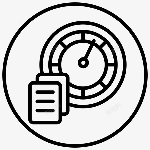 速度配置仪表图标svg_新图网 https://ixintu.com 仪表 性能 生产率 速度 速度表 配置