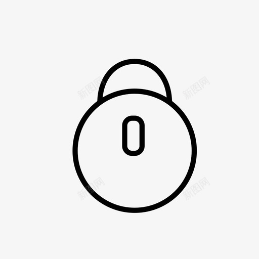 锁挂锁保险箱图标svg_新图网 https://ixintu.com 保险箱 安保 安全 挂锁 锁