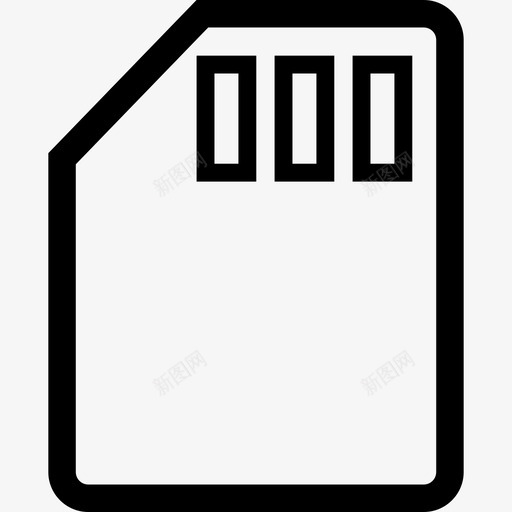 sd卡数据微型图标svg_新图网 https://ixintu.com sd 基本 存储 微型 数据 设置