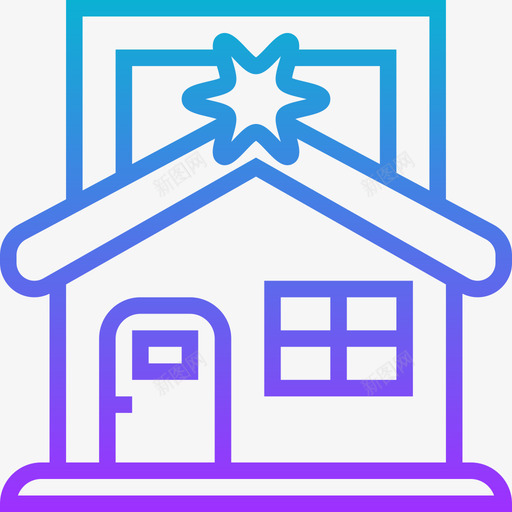 玩具屋玩具16渐变图标svg_新图网 https://ixintu.com 渐变 玩具
