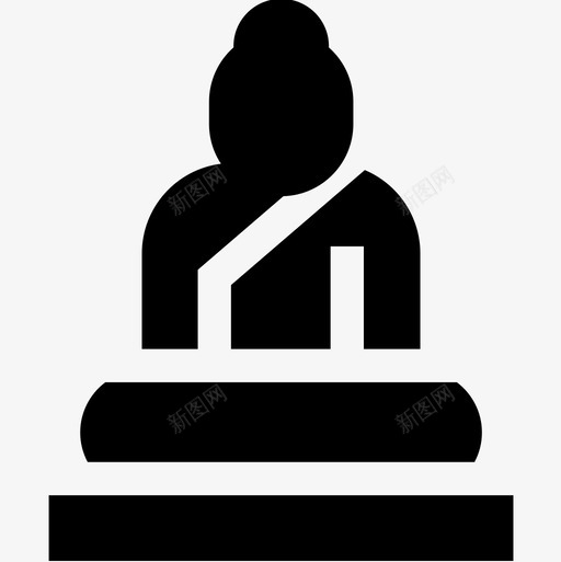 佛陀印度19充满图标svg_新图网 https://ixintu.com 佛陀 充满 印度19