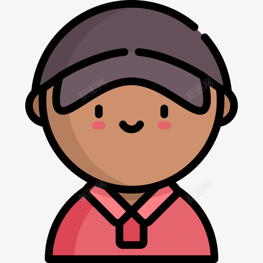 高尔夫球手运动头像5线性颜色图标svg_新图网 https://ixintu.com 头像 球手 线性 运动 颜色 高尔夫