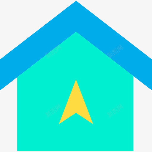 房屋地图和导航7平面图图标svg_新图网 https://ixintu.com 地图和导航7 平面图 房屋