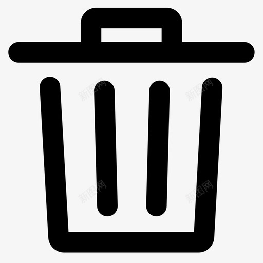 垃圾筒svg_新图网 https://ixintu.com 垃圾筒