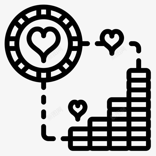 赌场筹码赌博17直线型图标svg_新图网 https://ixintu.com 直线 筹码 线型 赌博 赌场