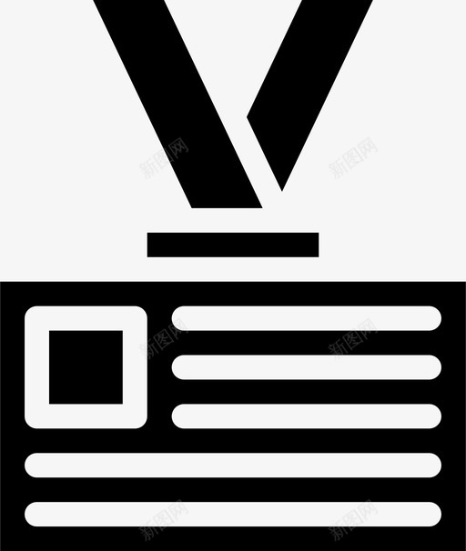 名片身份证图标svg_新图网 https://ixintu.com 名片 身份证