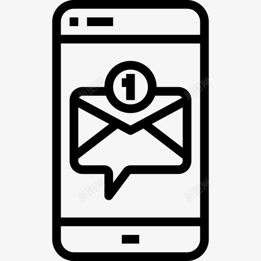 电子邮件社交网络17线性图标svg_新图网 https://ixintu.com 电子邮件 社交网络17 线性
