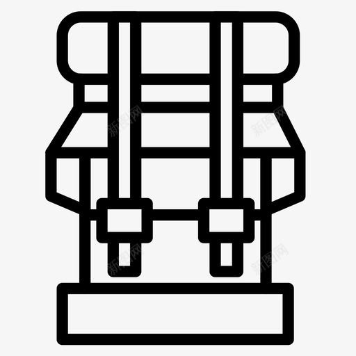背包军用25直系图标svg_新图网 https://ixintu.com 军用 直系 背包