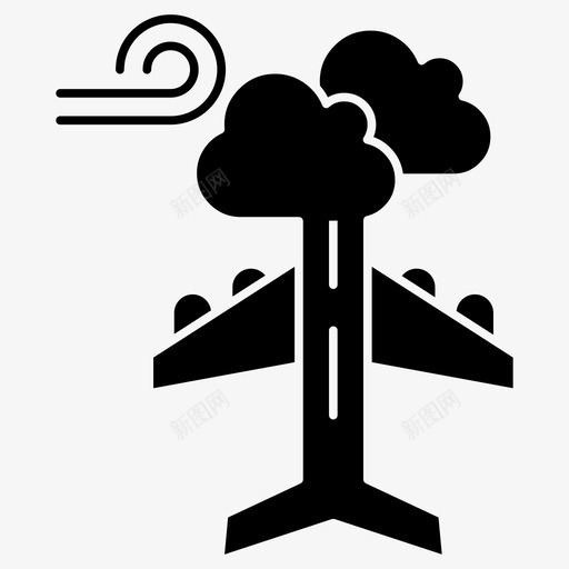 飞机飞行天空图标svg_新图网 https://ixintu.com 图标 天空 航空 雕文 飞机 飞行
