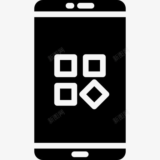 应用程序移动应用程序12填充图标svg_新图网 https://ixintu.com 填充 应用程序 移动应用程序12