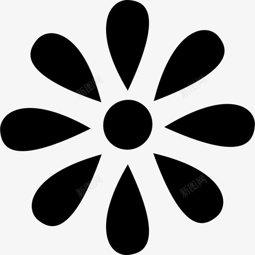 花日装饰图标svg_新图网 https://ixintu.com 排灯节 日 花 装饰