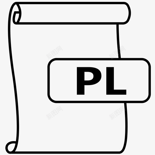 pl文件格式perl图标svg_新图网 https://ixintu.com perl pl pl文件 文件格式 文件格式2 脚本文件