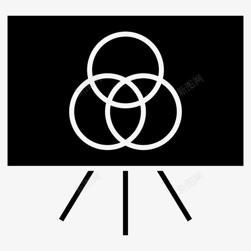 呈现混合板图标svg_新图网 https://ixintu.com 呈现 深色 混合