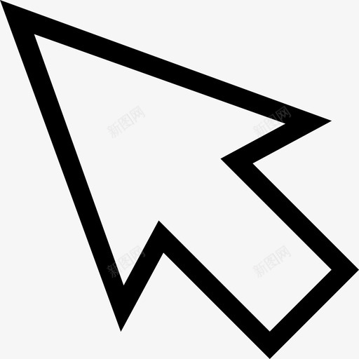 指针箭头单击光标图标svg_新图网 https://ixintu.com 光标 单击 基本设置 指针箭头 鼠标