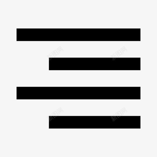 右对齐处理器文本图标svg_新图网 https://ixintu.com 处理器 字处理 对齐 文本