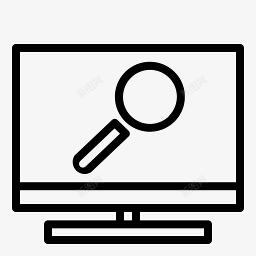 搜索开发互联网图标svg_新图网 https://ixintu.com 互联网 优化 开发 搜索 搜索引擎优化 搜索引擎优化和互联网营销 网络