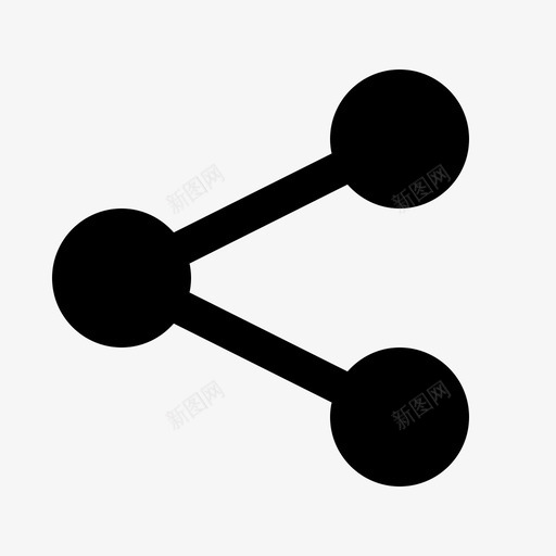 共享连接链接图标svg_新图网 https://ixintu.com 共享 商店 社交 连接 链接