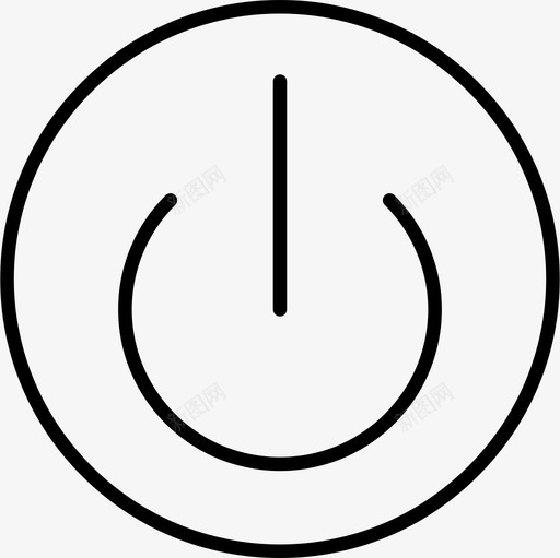 电源关闭打开图标svg_新图网 https://ixintu.com 关闭 开关 打开 按钮 电源