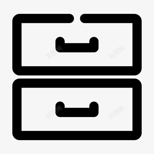 文件柜文件文件柜抽屉图标svg_新图网 https://ixintu.com 抽屉 文件 文件柜 用户 粗体 间隙 面板