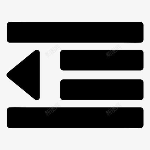 升级格式化缩进图标svg_新图网 https://ixintu.com web 升级 文本 格式化 缩进