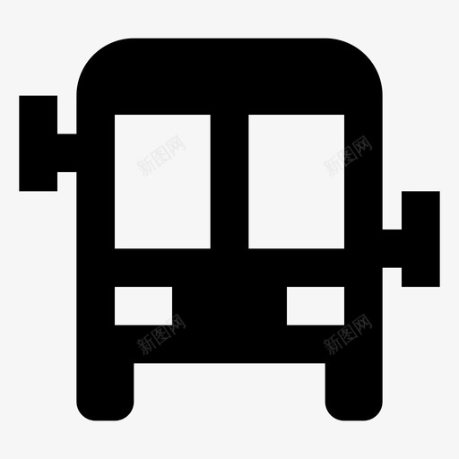 公共汽车汽车公共交通图标svg_新图网 https://ixintu.com 交通 交通工具 公共 公共汽车 旅行 汽车
