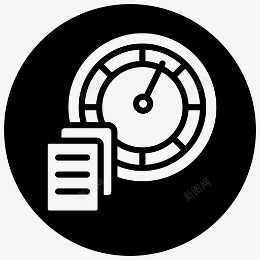 速度配置仪表图标svg_新图网 https://ixintu.com 仪表 度表 性能 生产率 速度 配置