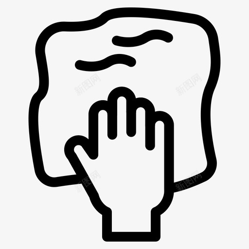 清洁手家务图标svg_新图网 https://ixintu.com 卫生 家务 常规 清洁