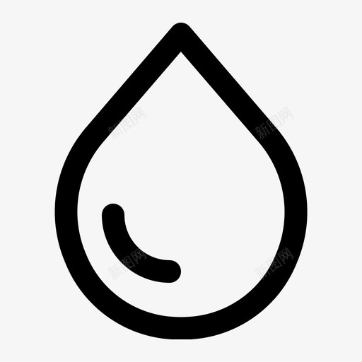 血滴健康图标svg_新图网 https://ixintu.com 健康 医学 风格