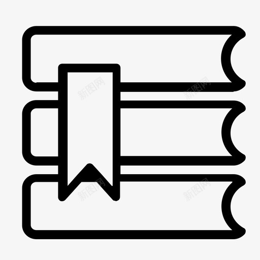 图书角svg_新图网 https://ixintu.com 图书角