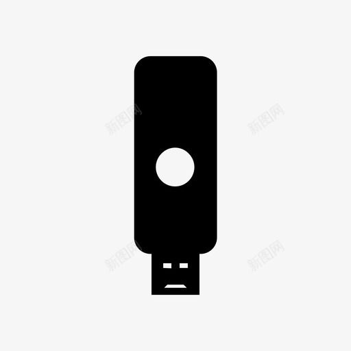 U盘设备存储图标svg_新图网 https://ixintu.com 存储 技术 电气 设备