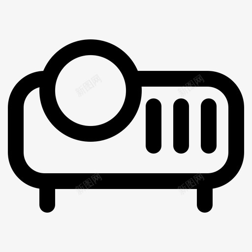投影仪计算机设备图标svg_新图网 https://ixintu.com 投影仪 电子 电子线 硬件 线路 计算机 设备