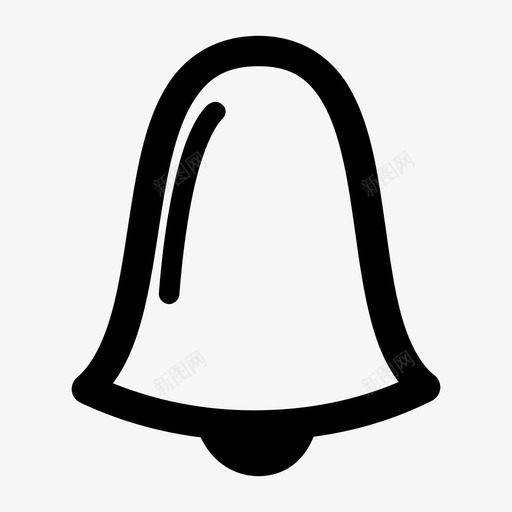 钟声庆祝圣诞图标svg_新图网 https://ixintu.com 圣诞 声音 庆祝 节日 钟声 铃声