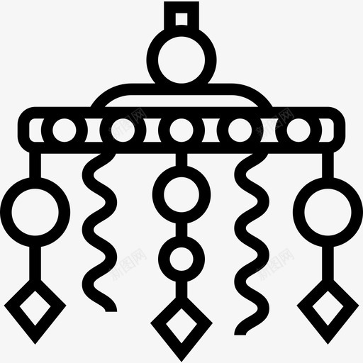 移动式复古装饰23线性图标svg_新图网 https://ixintu.com 复古 移动式 线性 装饰