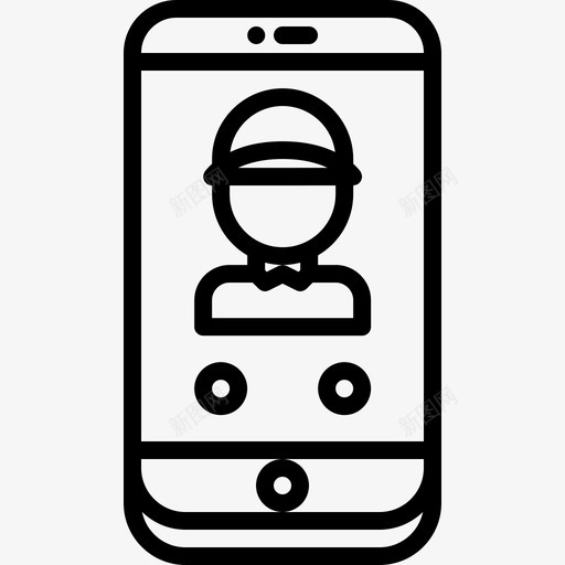 电工电话电图标svg_新图网 https://ixintu.com 人 电 电工 电话