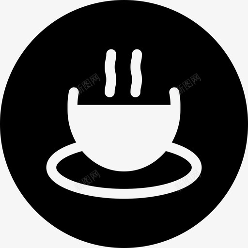 咖啡热咖啡马克杯图标svg_新图网 https://ixintu.com 咖啡 商务圆形杯 热咖啡 马克杯