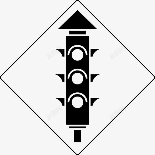 红绿灯道路交通交通标志图标svg_新图网 https://ixintu.com 交通标志 红绿灯 道路交通