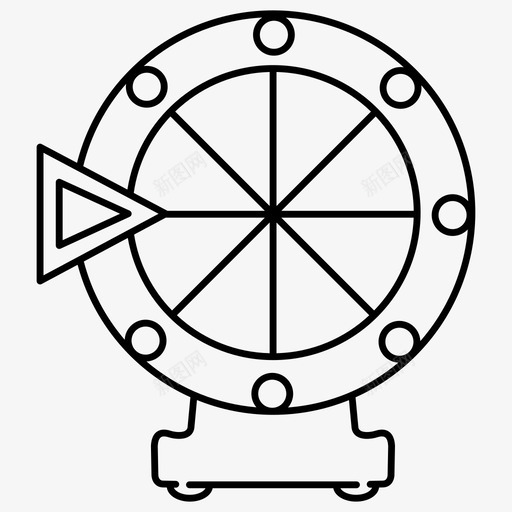 命运之轮财富之轮赌场图标svg_新图网 https://ixintu.com 命运之轮 成功 机会 财富之轮 赌博 赌场 运气